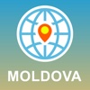 Moldova Map - Offline Map, POI, GPS, Directions moldova map 