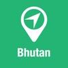 BigGuide Bhutan Map + Ultimate Tourist Guide and Offline Voice Navigator bhutan map 