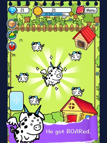 Screenshots of Pig Evolution - Tap Coins of the Piggies Mutant Tapper & Clicker Game for iPad