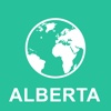 Alberta, Canada Offline Map : For Travel alberta road map 