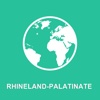 Rhineland-Palatinate Offline Map : For Travel rhineland palatinate germany map 