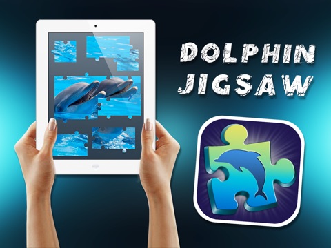 Скачать Дельфин Головоломка Забава - Магия Игра Для Детей с Красивый Море Животное Картинки