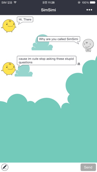 SimSimi (シムシミ)のスクリーンショット1 SimSimi (シムシミ)のスクリーンショット1