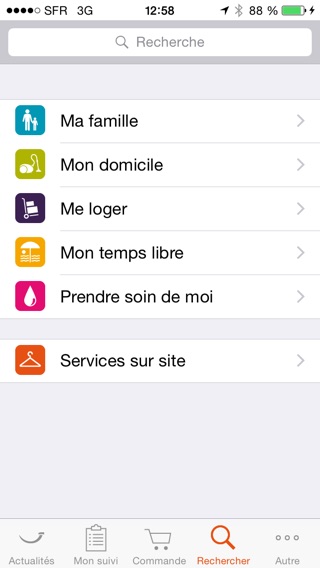 Capture d’écran iPhone 3