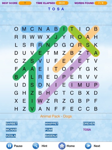 Screenshots of Word Search - Find Crossword Challenged Puzzles for iPad