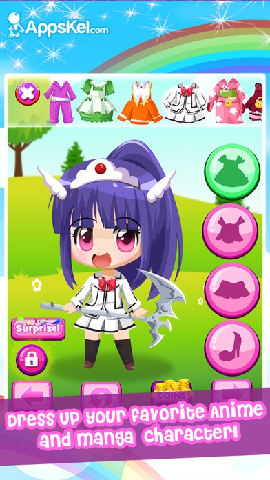 Chibi Anime Lolita Dress Up Maker – Kawaii Manga Avatar Creator Games Free  iPhone App