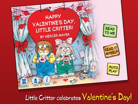 Critter companion Happy Valentine's Day, Little Critter! | | BestAppsForKids.com