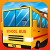 Blocky Urban City Schoolbus 3D