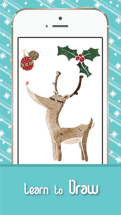merry christmas drawing draw santa claus christmas tree like draft paper app