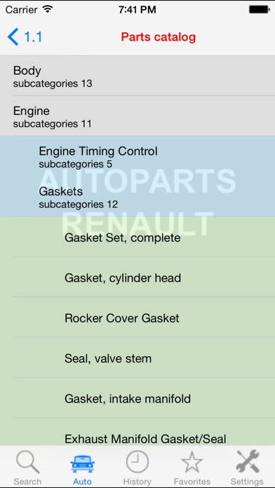 Autoparts for Renault screenshot1