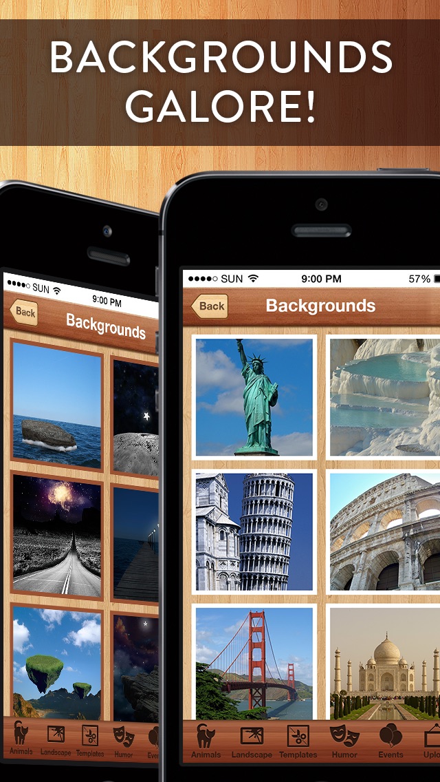 Screenshots of Cut Me In - Easy to use Photo Chop Background Adjuster to Superimpose yr images by Applause - not affiliated with Photoshop in any way! for iPhone