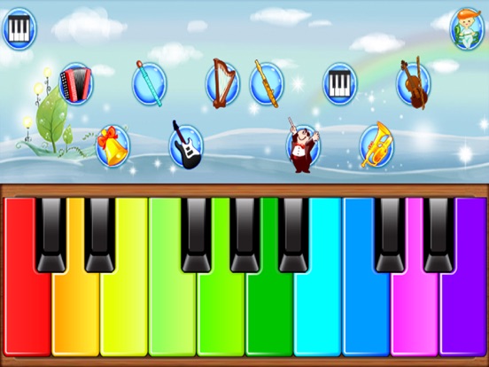 .детское пианино. на iPad