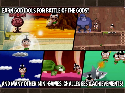Screenshots of Pocket God for iPad