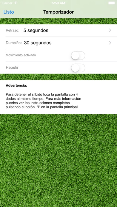 Captura de pantalla del iPhone 4