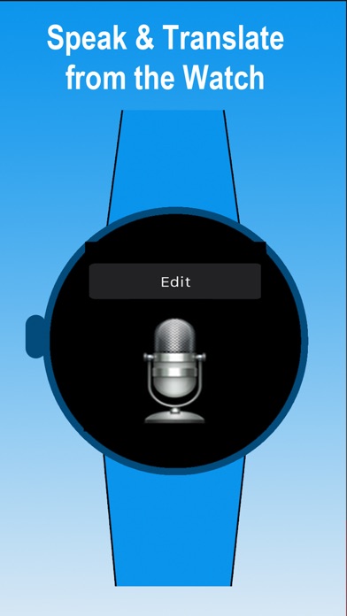 download Watch Translator pro - Voice Translate to 90 languages by speaking to the Watch via dictation apps 0