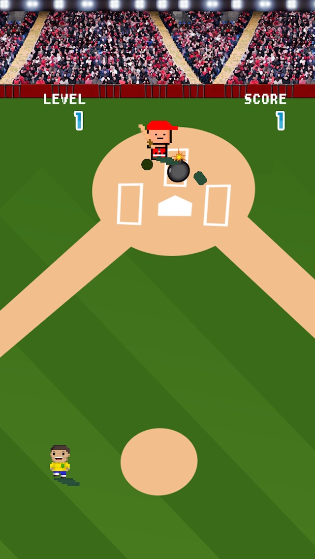 Screenshots of A Tiny Baseball Player - Free 8-Bit Retro Pixel Baseball for iPhone