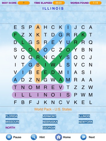 Screenshots of Word Search - Find Crossword Challenged Puzzles for iPad