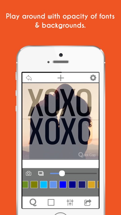 Screenshots of Quick Cap Free - Captions And Quotes Maker for iPhone