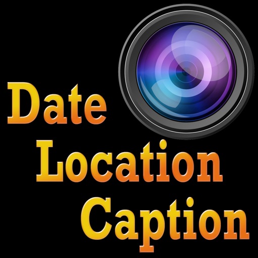 Photo Date, Location and Caption Stamp Camera