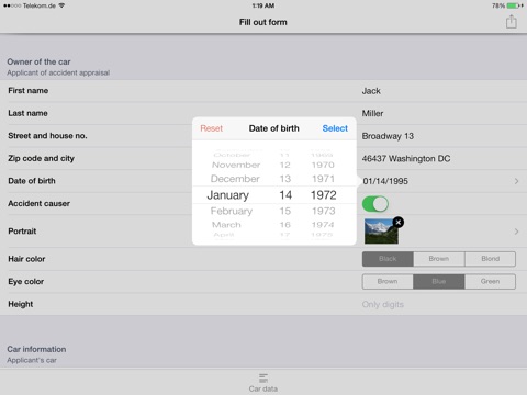 Captura de pantalla del iPad 4
