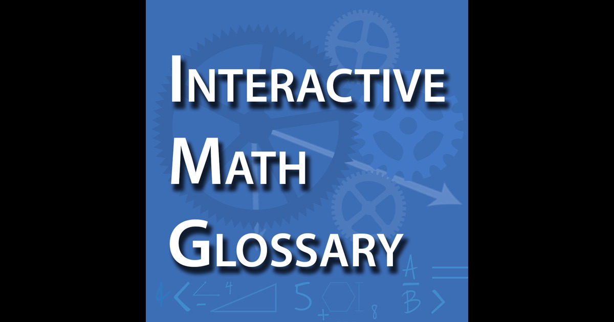 Interactive Math Glossary on the App Store