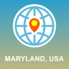 Maryland, USA Karte - Offline Karte, POI, GPS, Wegbeschreibung