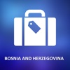Bosnia and Herzegovina Offline Vector Map bosnia and herzegovina map 