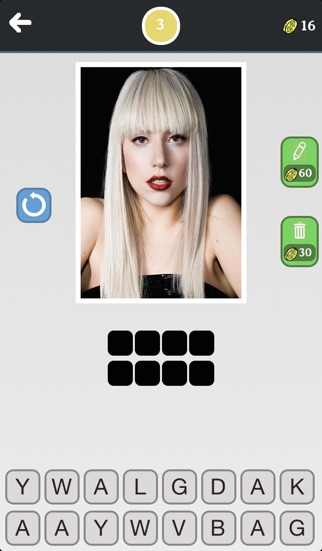 Screenshots of Singer Quiz - Find who is the music celebrity! for iPhone