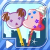 Sweet Popsicles City : Ice Pops Free-Sweet Frozen Treats Rainbow Twister Icepop Popsicle Maker sweet treats cupcake liners 