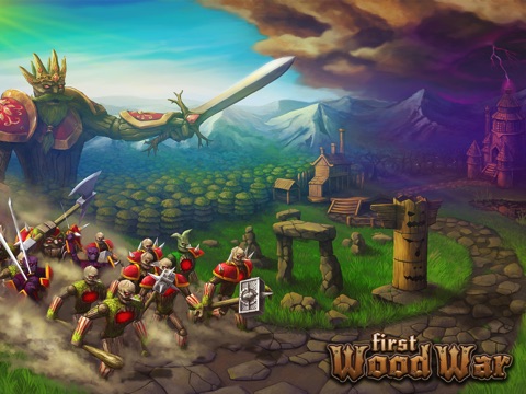 First Wood War GOLD - стратегия с кампанией и PvP рубкой! на iPad