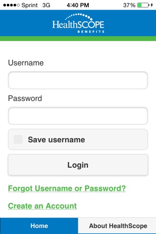 MyHealthSCOPE screenshot
