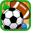 Match Ball - Tolles 3-Gewinnt Sportball-Puzzlespiel für Jungs!