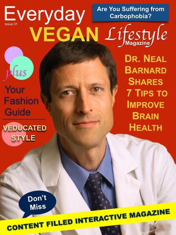 Скриншот из Everyday Vegan Lifestyle Magazine - Your Resource for Healthy and Compassionate Living, Plant-Based Nutrition and Fitness, Home and Family Advice, Fashion, Cooking Tips, and Inspirational Interviews and Stories