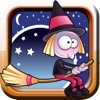 A Bubble Witch Halloween - escape if you can from the vampire and jump into the spider web to get high-speed chase race - free version angolan witch spider 