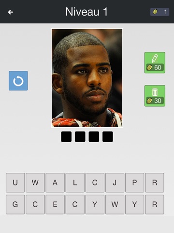 Screenshots of Basket Quiz - Find who are the basketball Players for iPad