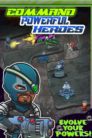 super hero squad games tower defense