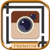 Insta white frame for Instagram photos with a white border - Premium cathriona white 