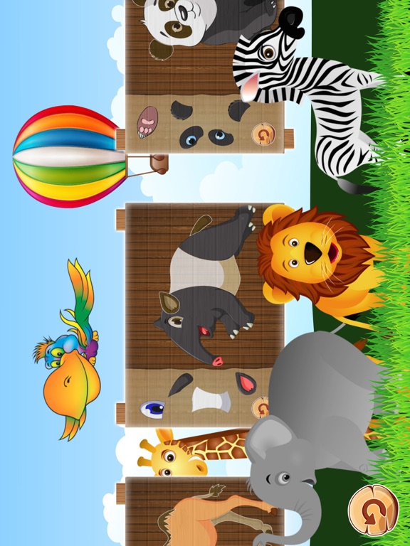 Screenshots of Animal Puzzles Games: Kids & Toddlers free puzzle for iPad