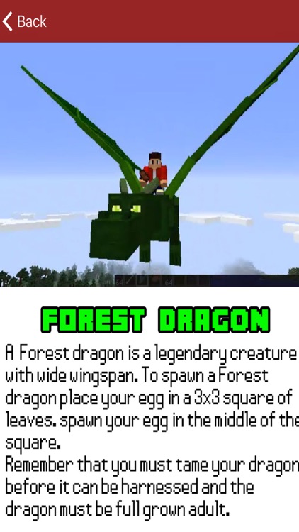 minecraft forest dragon