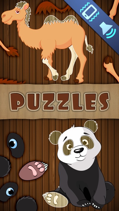 Screenshots of Animal Puzzles Games: Kids & Toddlers free puzzle for iPhone