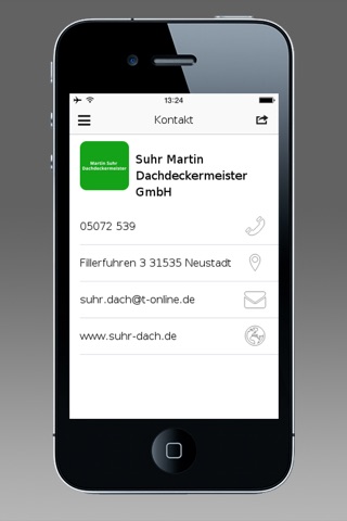 Screenshot of Martin Suhr Dachdeckermeister
