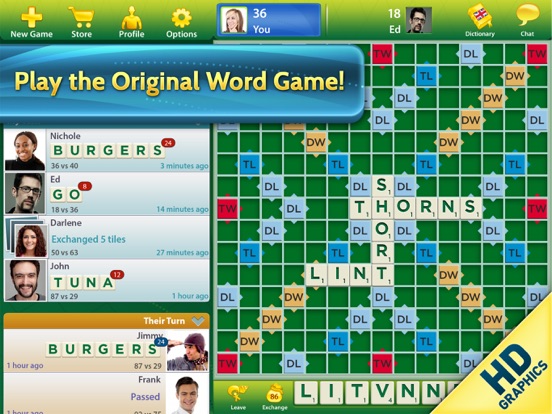 SCRABBLE™ Premium for iPadのおすすめ画像1