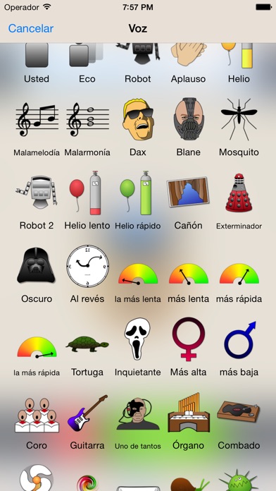 Captura de pantalla del iPhone 1