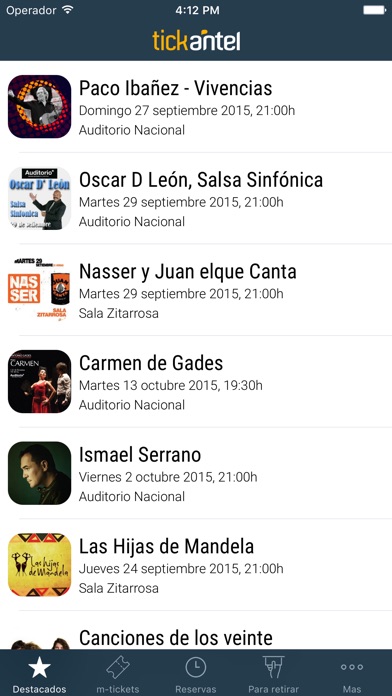 Captura de pantalla del iPhone 2