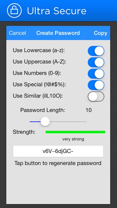 msecure password manager help