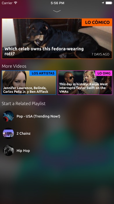 Captura de pantalla del iPhone 5