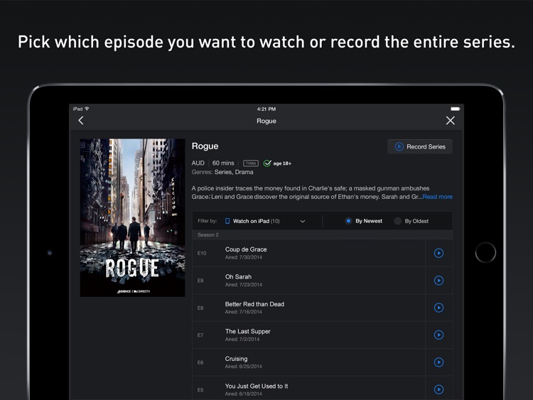 Directv App For Ipad By Directv Inc