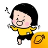 Mobile Girl, MiM Lite - Mango Sticker sticker