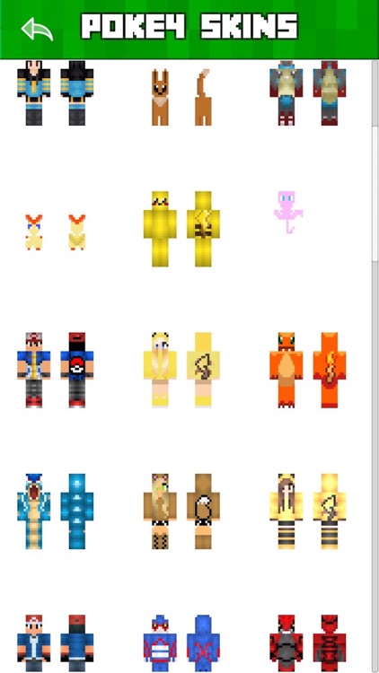 Pokemon Edition Skins for Minecraft PE ( Pocket Edition ). - Best Pixelmon  Go Skin by Jun Lung