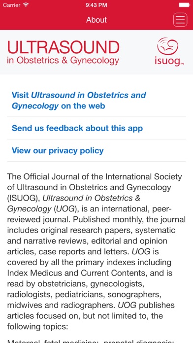 Ultrasound In Obstetrics And Gynecology App review screenshots